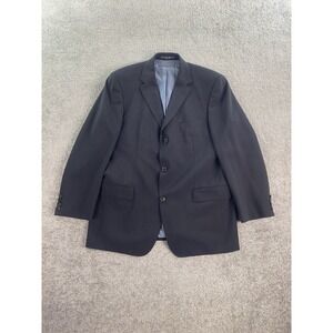 Hugo Boss Suit Jacket 42 R Black Wool Scorsese Movie USA Luxury Designer Sport